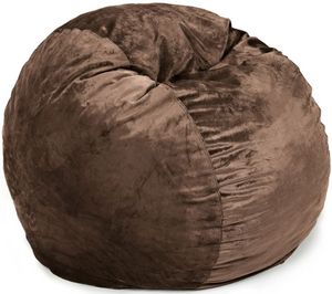 CordaRoy's® Brown Plush Fur Full Chair