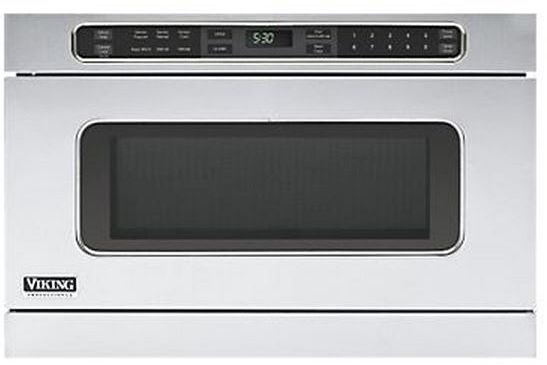 Viking Professional Series Under Counter Drawer Built In Microwave Oven-Stainless Steel