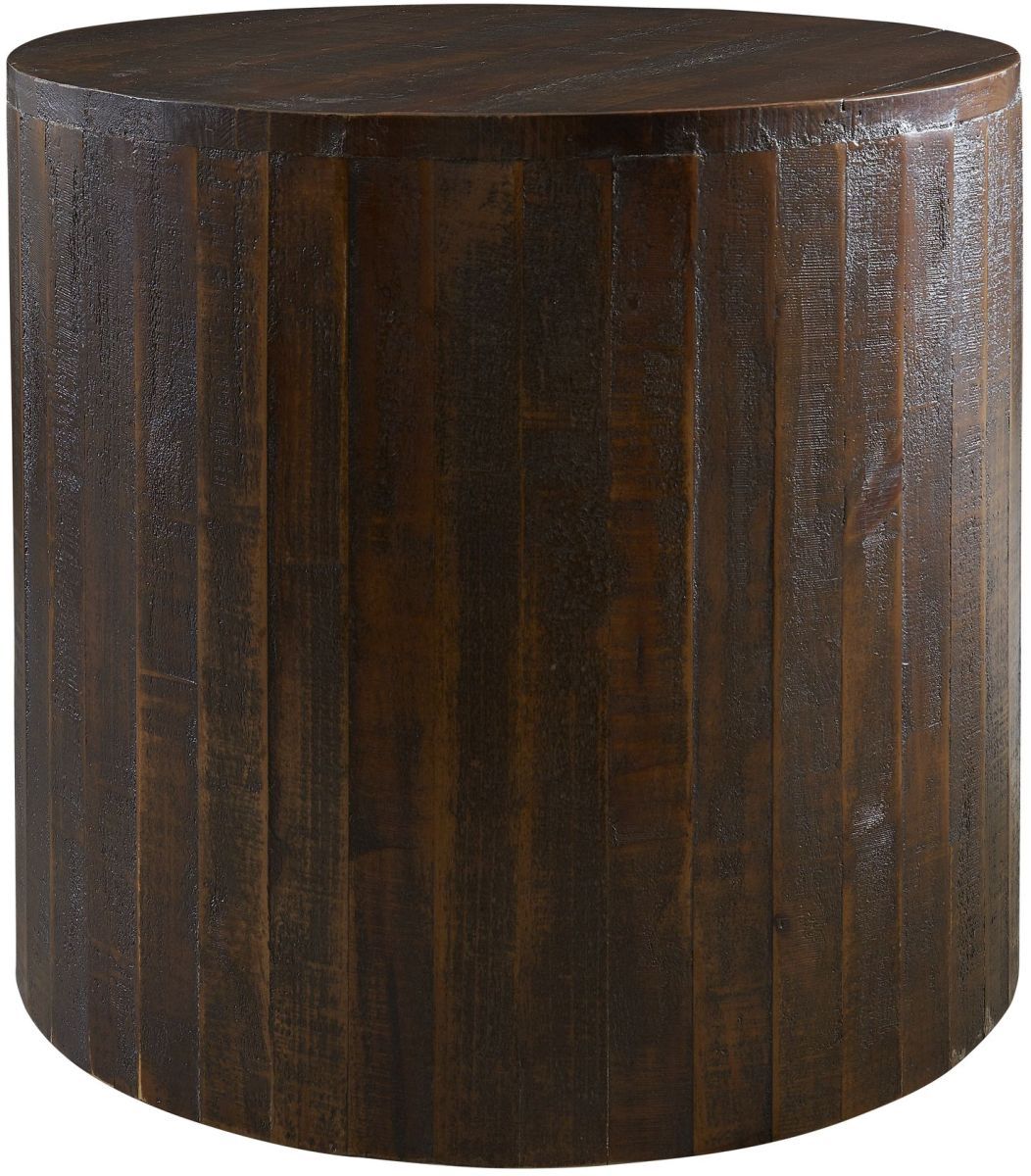 Elements International Goodman Tobacco End Table | Bob Mills Furniture