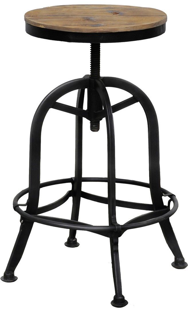 Classic Home Akron Round Bar Stool