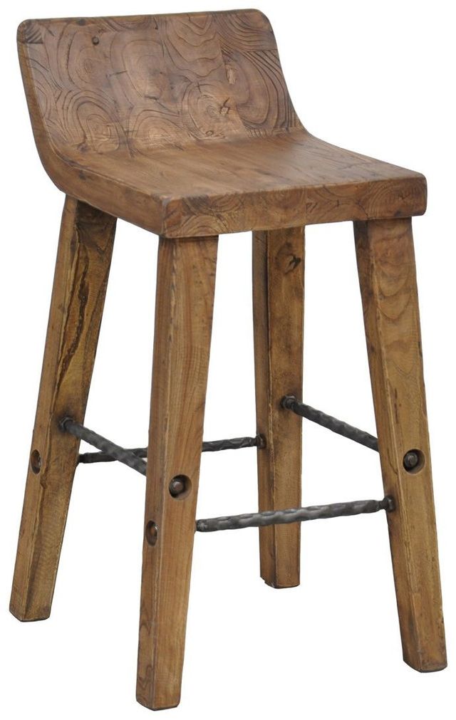 Classic Home Arturo 24" Low Back Counter Height Stool-0