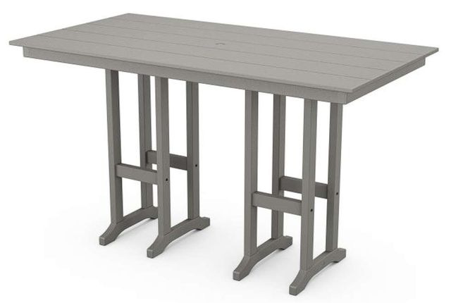 POLYWOOD® Lakeside Farmhouse Slate Grey Bar Table | Roby's Furniture ...