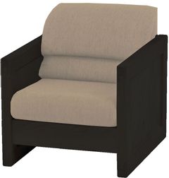 Crate Designs™ Furniture Espresso Arm Chair