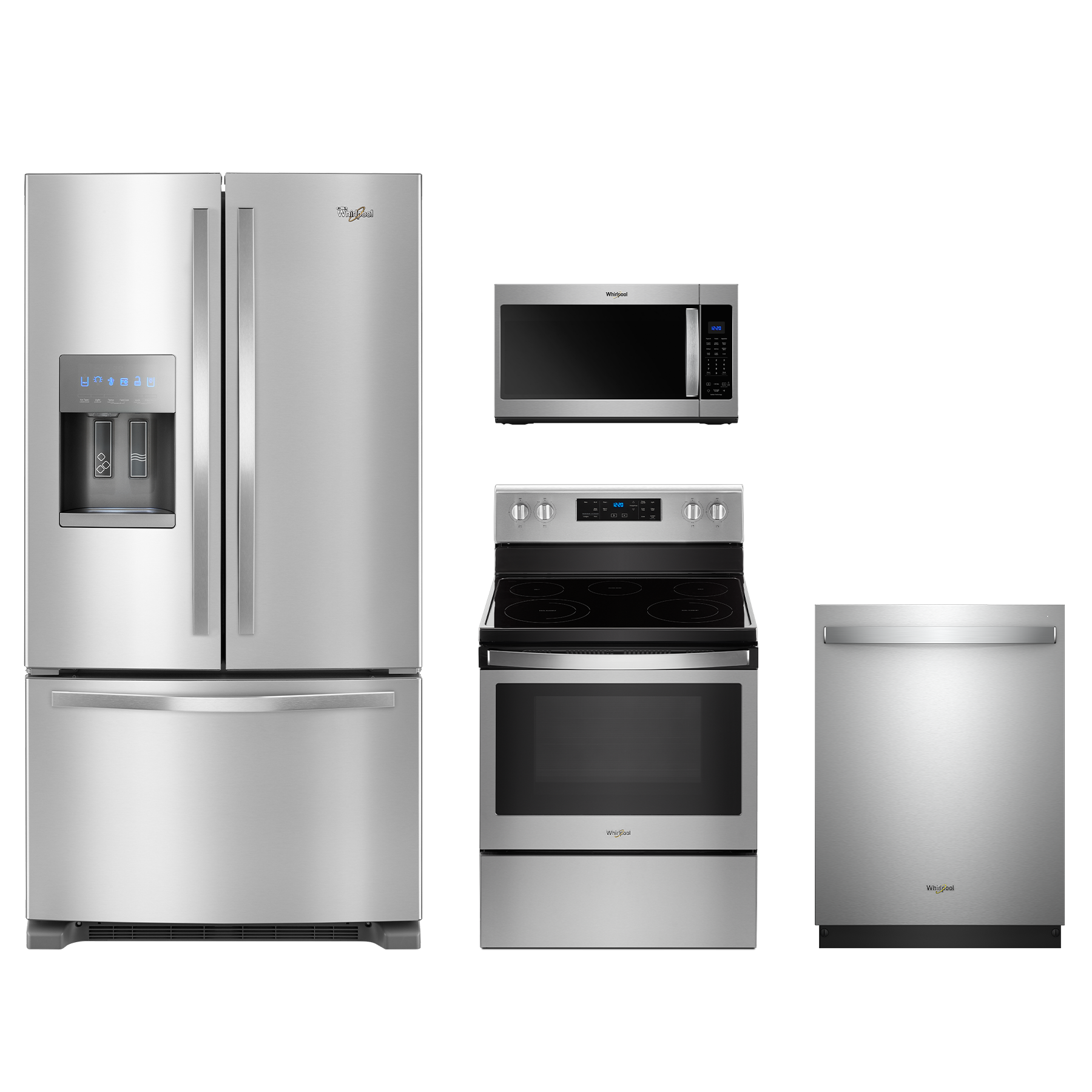 Whirlpool® 4 Piece Kitchen Package-Fingerprint Resistant Stainless ...