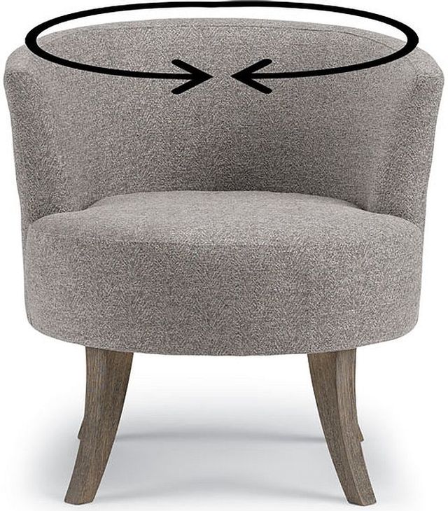 Best Home Furnishings® Steffen Riverloom Swivel Chair 1