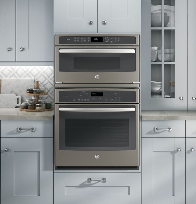 GE Profile™ 1.7 Cu. Ft. Slate Built In Microwave/Convection 6
