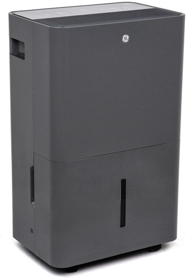 GE® 50 Pint Grey Portable Dehumidifier-0