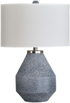 Signature Design by Ashley® Kristeva Blue Metal Table Lamp