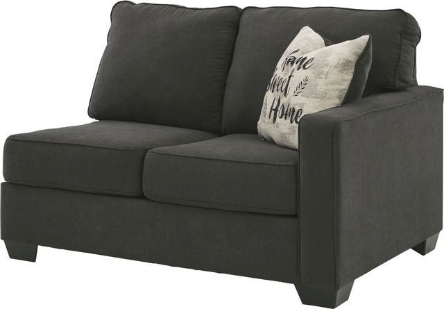 Signature Design by Ashley® Lucina 2-Piece Charcoal Sectional 2
