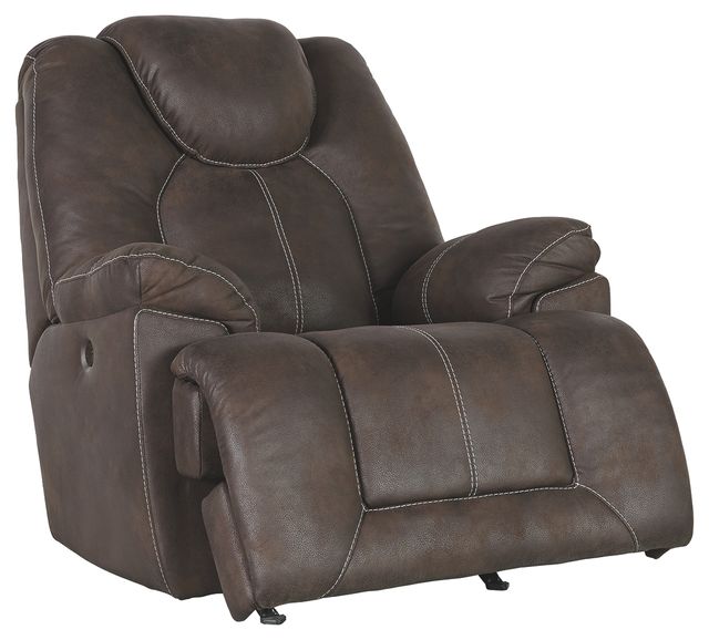 Signature Design by Ashley® Warrior Fortress Coffee Power Recliner 1