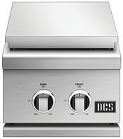 DCS Series 9 14" Stainless Steel Natural Gas Double Side Burner-1