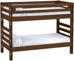 Crate Designs™ Furniture Brindle Twin XL/Twin XL Ladder End Bunk Bed
