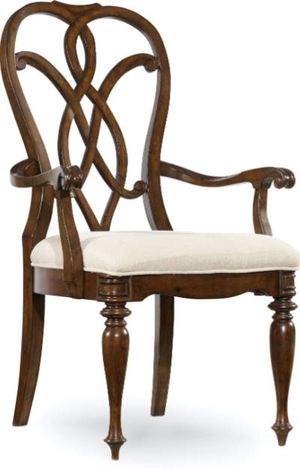 Hooker® Furniture Leesburg Beige Splatback Arm Chair