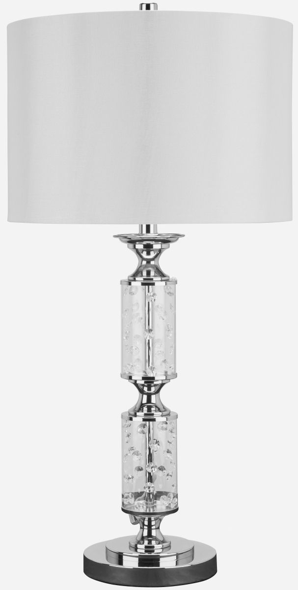 Signature Design by Ashley® Laramae 2-Piece Chrome Table Lamp Set 1