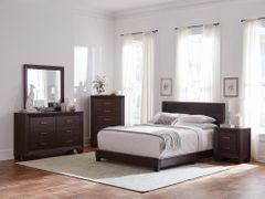 Coaster® Dorian 4-Piece Dark Cocoa Twin Bedroom Set