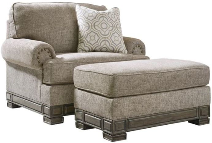 big chair and ottoman set