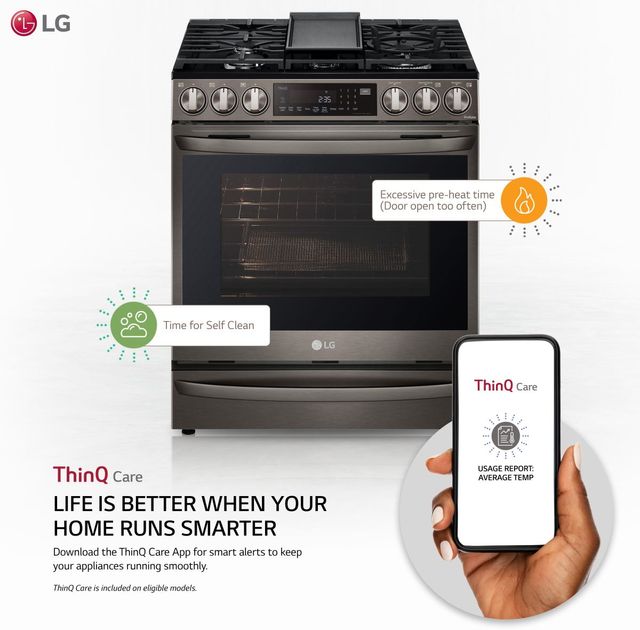 LG 4 Piece Black Stainless Steel Kitchen Package 8