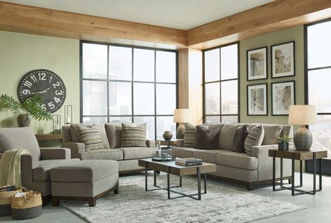 Benchcraft® Kaywood Granite Chair Sofa 7