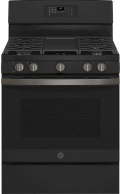 GE® 30 Fingerprint Resistant Slate Freestanding Gas Range