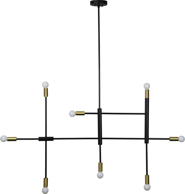 Renwil® Reegler Black Powder Pendant Light Mobilier 2000