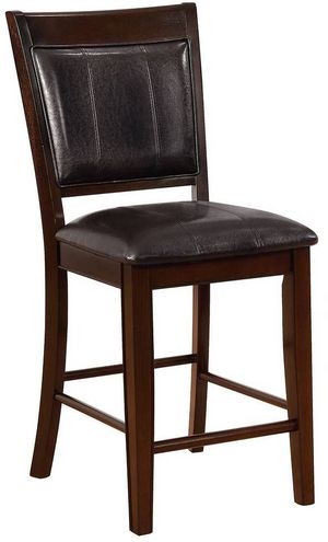 Crown Mark Fulton Brown Counter Height Dining Side Chair