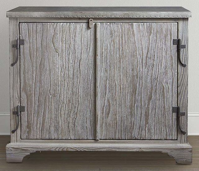Bassett® Furniture Antiquities Driftwood Oak 44" Boatmaker's Cabinet