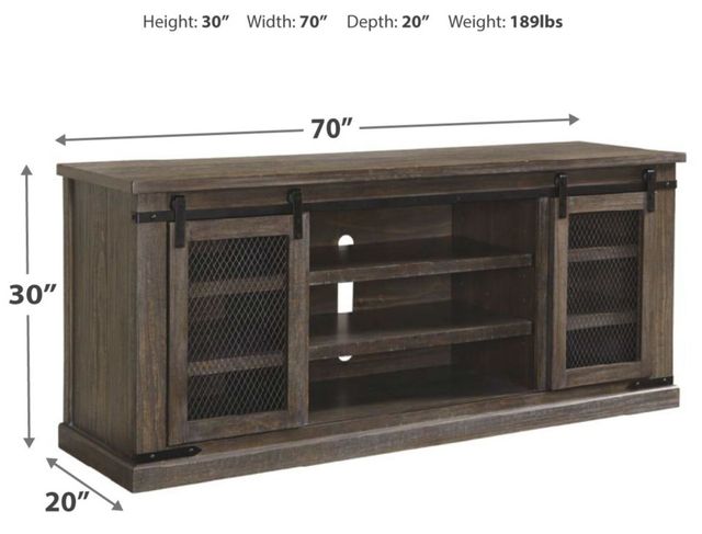 Signature Design by Ashley® Danell Ridge Brown 70" TV Stand 2