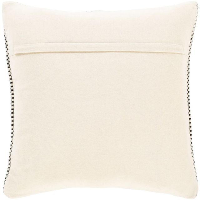 Surya Harlow Cream 20"x20" Pillow Shell with Down Insert-1