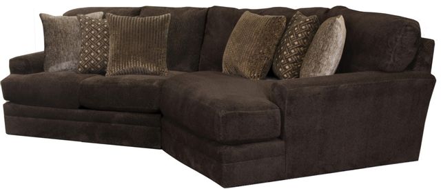 Jackson Furniture Mammoth 2-Piece Chocolate Sectional Sofa Set-0