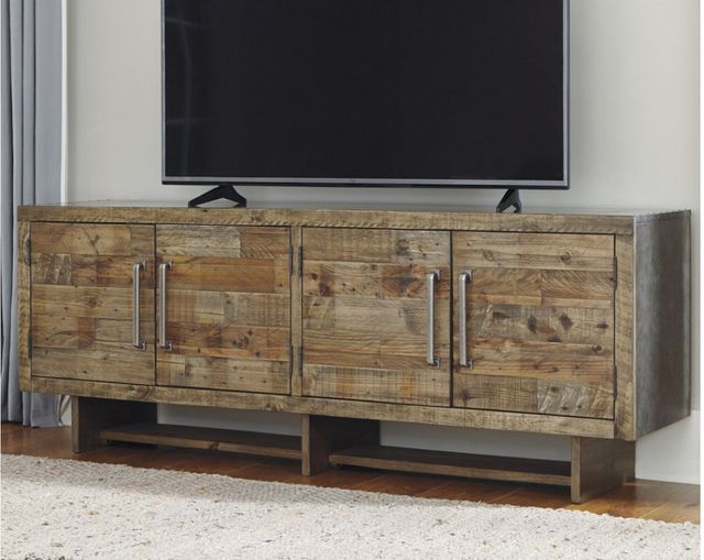 Signature Design by Ashley® Mozanburg Rustic Brown 72" Extra Large TV Stand-3