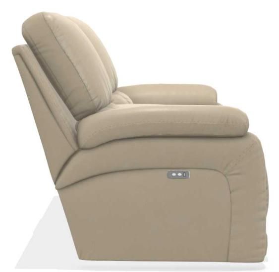 La-Z-Boy® Greyson Ice Leather Power Reclining Loveseat with Console 23