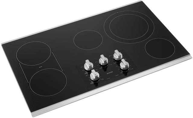 Maytag® 36” Stainless Steel Electric Cooktop 4