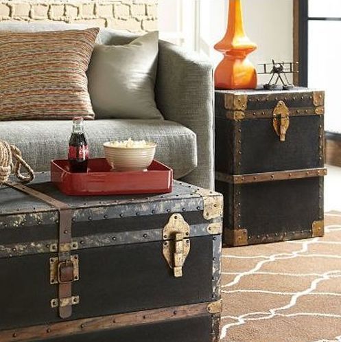 black trunk end table