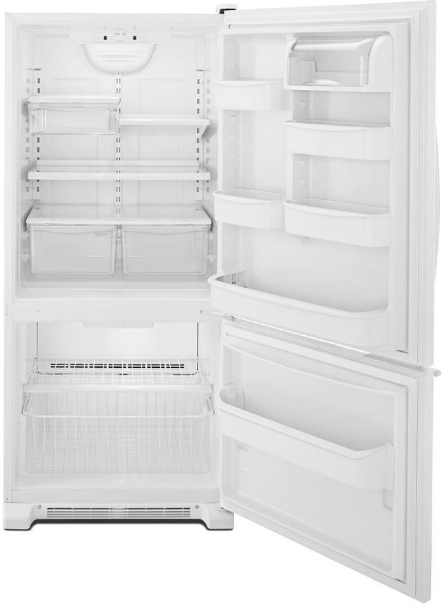 Whirlpool® Gold® 18.7 Cu. Ft. White Bottom Freezer Refrigerator 4