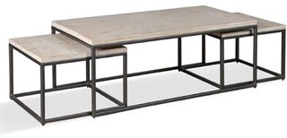 Parker House® Crossings Monaco Weathered Blanc Nesting Cocktail Tables