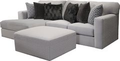 Jackson Furniture Carlsbad Charcoal 3 Piece Sectional Sofa