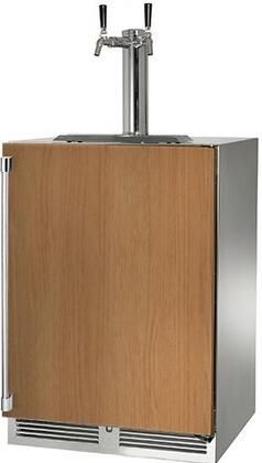 Perlick® Signature Series 5.2 Cu. Ft. Panel Ready Two Tap Outdoor Kegerator 