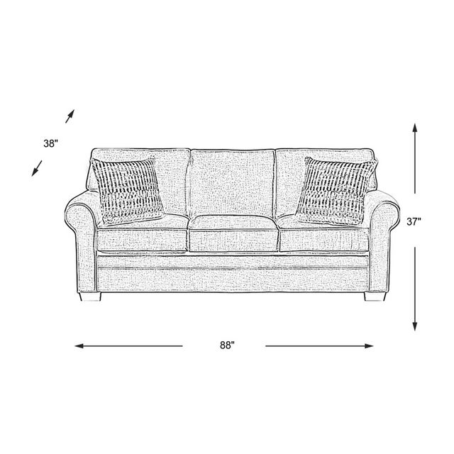 Bellingham Gray Sleeper Sofa-2
