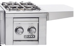 Lynx® Professional Series Cart Mounted Double Side Burners-LCB2-3-0