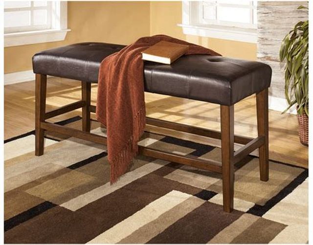 Signature Design by Ashley® Lacey Dark Brown Counter Height Bench  1