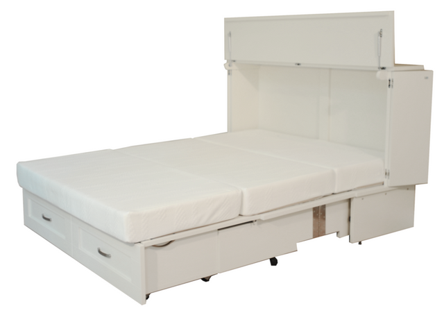 CabinetBed™ Country Premium Folding Queen Bed