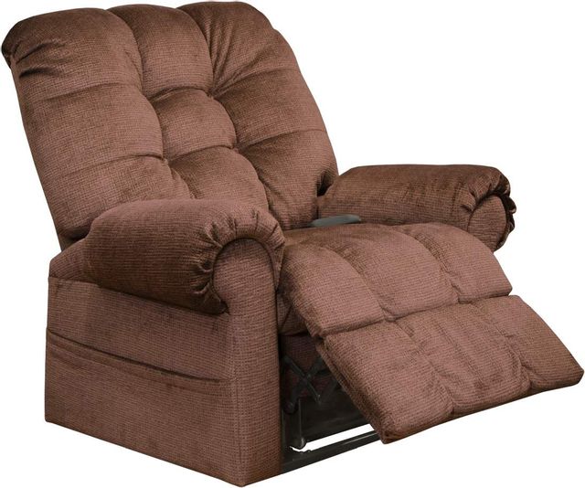 Catnapper® Omni Merlot Power Lift Full Lay-Out Chaise Recliner 2