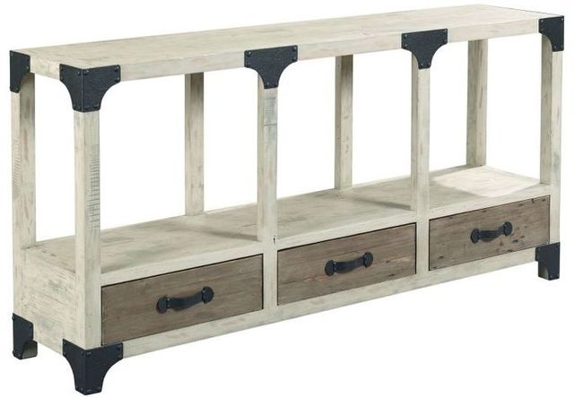 Hammary® Reclamation Place Willow Console Table with Sundried Natural Accents