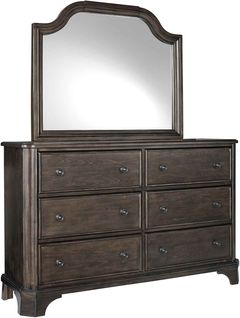 Signature Design by Ashley® Adinton Rustic Brown Dresser and Mirror