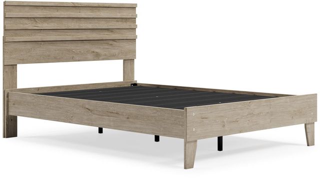 Signature Design by Ashley® Oliah Natural Queen Panel Platform Bed-1