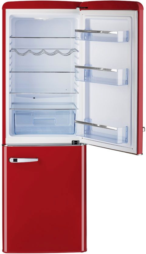 Unique® Appliances Classic Retro 7.0 Cu. Ft. Candy Red Counter Depth Freestanding Bottom Freezer Refrigerator 1