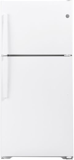 GE® 21.9 Cu. Ft. White Top Freezer Refrigerator