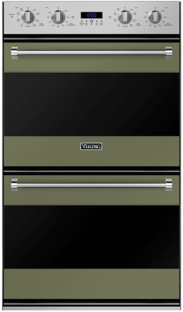 Viking® 3 Series 30" Alluvial Blue Double Electric Wall Oven 17