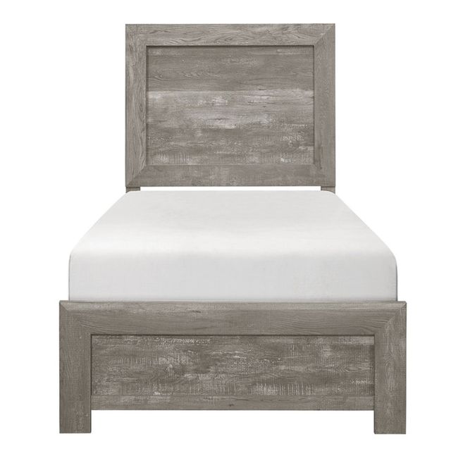 Homelegance Corbin Grey Twin Bed, Dresser, Mirror & Nightstand-1