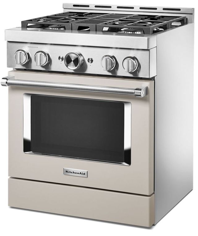 KitchenAid® 30" Stainless Steel Commercial Style Gas Range 27